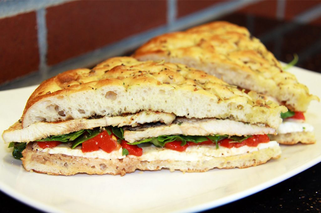 Grilled Chicken Focaccia